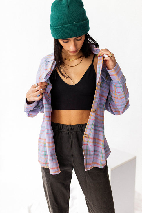 Call Me Ribbed Brami// Black